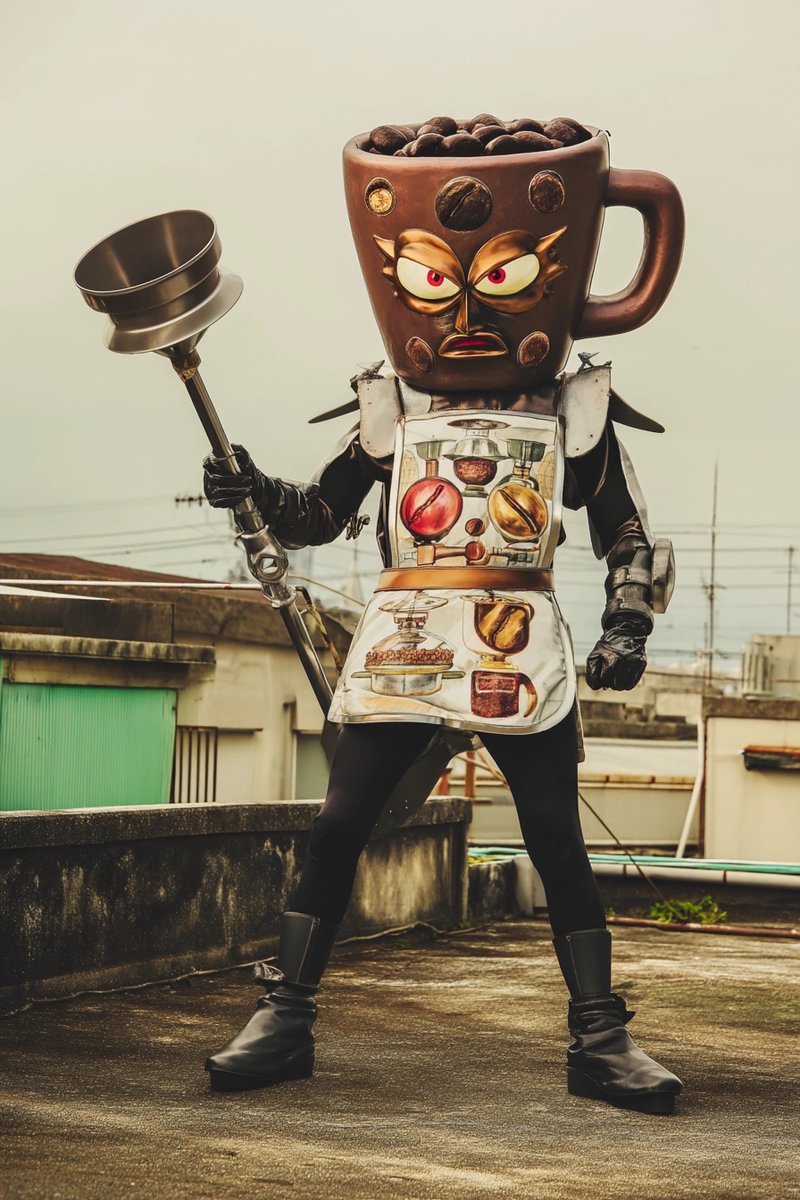 バリスタ怪人 1枚目