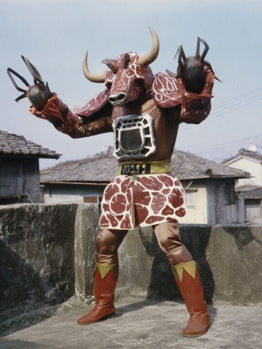 牛肉怪人と七輪怪人