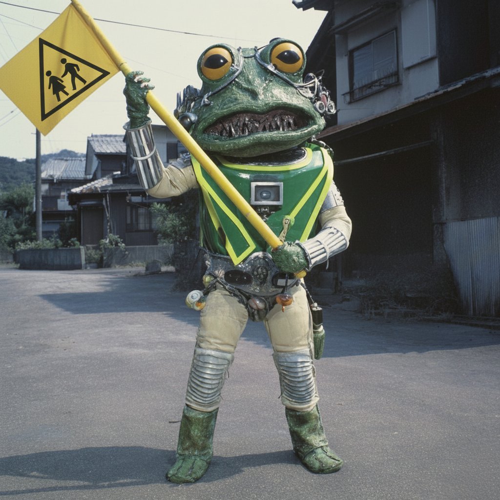 カエル怪人 1枚目