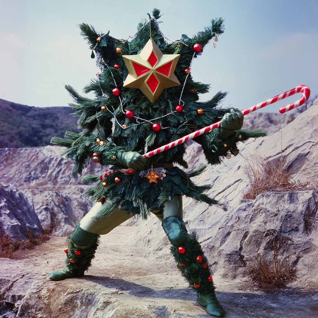 クリスマスツリー怪人 1枚目